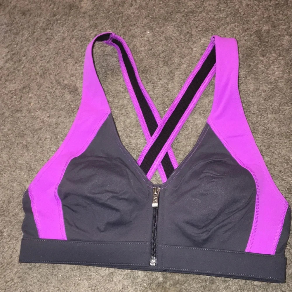 VSX Sexy Sport Front Zip Sports Bra Victoria’s Secret - Picture 1 of 6
